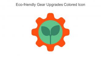 Eco Friendly Gear Upgrades Colored Icon In Powerpoint Pptx Png And Editable Eps Format
