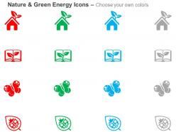 Eco friendly home insects protection nature ppt icons graphics