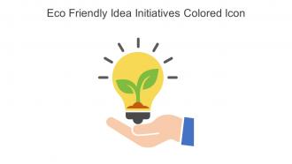 Eco Friendly Idea Initiatives Colored Icon in powerpoint pptx png and editable eps format
