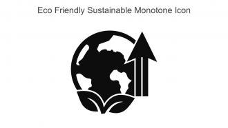 Eco Friendly Sustainable Monotone Icon In Powerpoint Pptx Png And Editable Eps Format