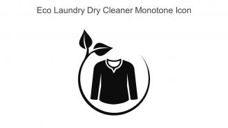 Eco Laundry Dry Cleaner Monotone Icon In Powerpoint Pptx Png And Editable Eps Format