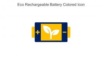 Eco Rechargeable Battery Colored Icon In Powerpoint Pptx Png And Editable Eps Format