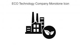 ECO Technology Company Monotone Icon In Powerpoint Pptx Png And Editable Eps Format