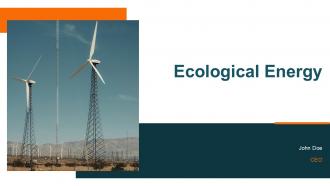 Ecological Energy PPT Presentation ACP