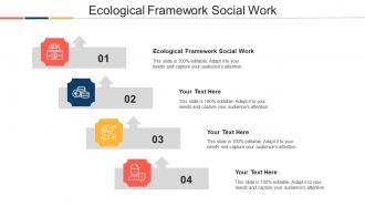 Ecological Framework Social Work Ppt Powerpoint Presentation Gallery Images Cpb