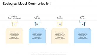 Ecological Model Communication In Powerpoint And Google Slides Cpb