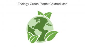 Ecology Green Planet Colored Icon In Powerpoint Pptx Png And Editable Eps Format