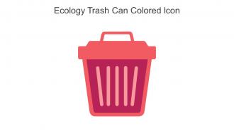 Ecology Trash Can Colored Icon In Powerpoint Pptx Png And Editable Eps Format