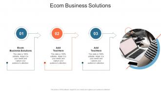 Ecom Business Solutions In Powerpoint And Google Slides Cpb
