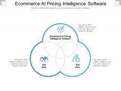 Ecommerce ai pricing intelligence software ppt powerpoint presentation outline diagrams cpb