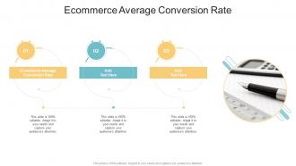 Ecommerce Average Conversion Rate In Powerpoint And Google Slides Cpb