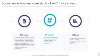 Ecommerce Business Case Study Of ABC Mobile Web