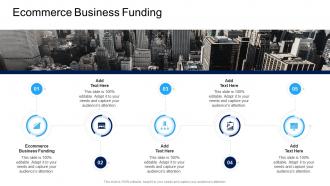 Ecommerce Business Funding In Powerpoint And Google Slides Cpb
