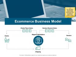 Ecommerce business model ppt powerpoint presentation summary good