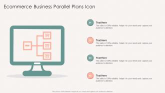 Ecommerce Business Parallel Plans Icon