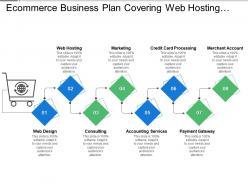 Ecommerce business plan covering web hosting accounting services