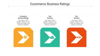 Ecommerce business ratings ppt powerpoint presentation show outfit cpb