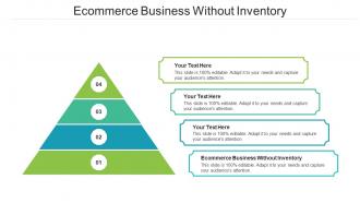 Ecommerce Business Without Inventory Ppt Powerpoint Presentation Infographics Graphics Cpb