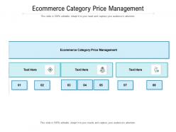 Ecommerce category price management ppt powerpoint presentation layouts design templates cpb