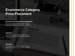 Ecommerce category price placement ppt powerpoint presentation images cpb