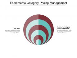 Ecommerce category pricing management ppt powerpoint presentation gallery tips cpb