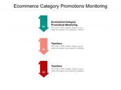 Ecommerce category promotions monitoring ppt powerpoint inspiration portrait cpb