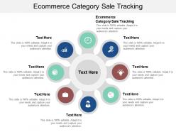 Ecommerce category sale tracking ppt powerpoint presentation styles sample cpb