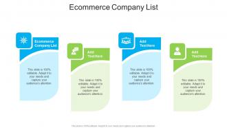 Ecommerce Company List In Powerpoint And Google Slides Cpb