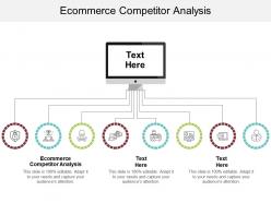 Ecommerce competitor analysis ppt powerpoint presentation summary slide cpb