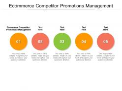 Ecommerce competitor promotions management ppt powerpoint infographics background cpb