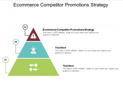 Ecommerce competitor promotions strategy ppt powerpoint presentation slides rules cpb