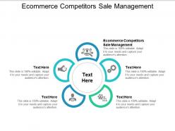 Ecommerce competitors sale management ppt powerpoint presentation infographic objects cpb