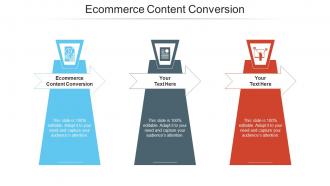 Ecommerce content conversion ppt powerpoint presentation professional background cpb