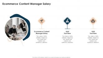 Ecommerce Content Manager Salary In Powerpoint And Google Slides Cpb