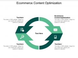 Ecommerce content optimization ppt powerpoint presentation guidelines cpb
