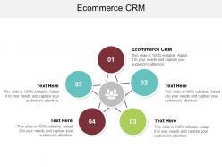 Ecommerce crm ppt powerpoint presentation inspiration format ideas cpb