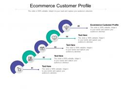 Ecommerce customer profile ppt powerpoint presentation pictures graphics cpb