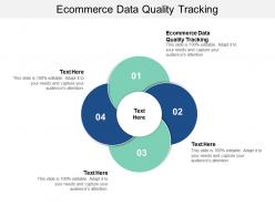 Ecommerce data quality tracking ppt powerpoint presentation styles shapes cpb