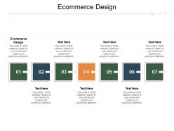 Ecommerce design ppt powerpoint presentation slides graphics template cpb