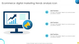 Ecommerce Digital Marketing Trends Analysis Icon