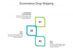 Ecommerce drop shipping ppt powerpoint presentation model images cpb