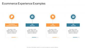 Ecommerce Experience Examples In Powerpoint And Google Slides Cpb