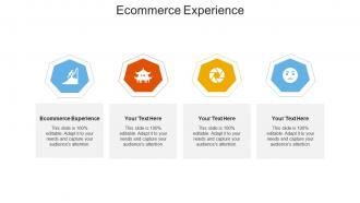 Ecommerce experience ppt powerpoint presentation infographic template pictures cpb