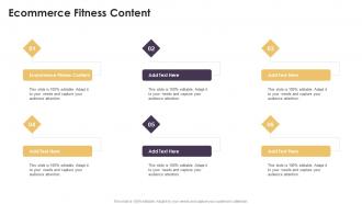Ecommerce Fitness Content In Powerpoint And Google Slides Cpb