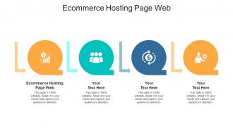 Ecommerce hosting page web ppt powerpoint presentation icon infographic template cpb
