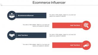 Ecommerce Influencer In Powerpoint And Google Slides Cpb