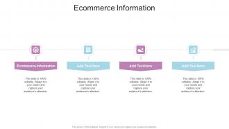 Ecommerce Information In Powerpoint And Google Slides Cpb