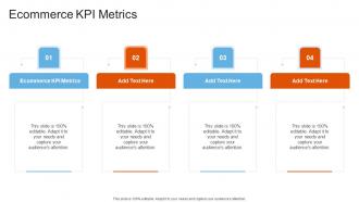 Ecommerce KPI Metrics In Powerpoint And Google Slides Cpb