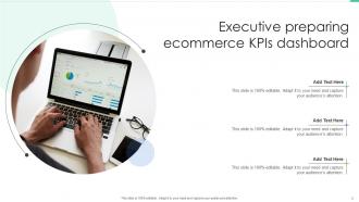 Ecommerce KPIs Powerpoint Ppt Template Bundles Customizable Designed