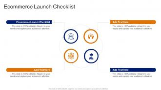 Ecommerce Launch Checklist In Powerpoint And Google Slides Cpb